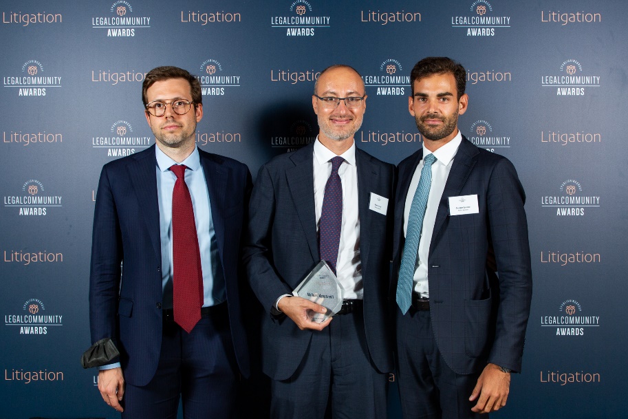 Molinari Agostinelli named Real Estate Litigation Firm of the Year at the 2021 Legalcommunity Litigation Awards